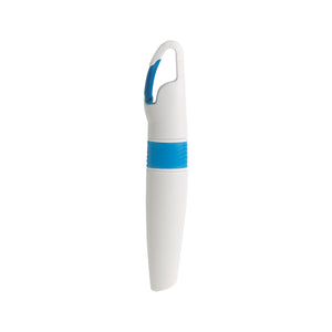 Carabiner Highlighter - White With Blue