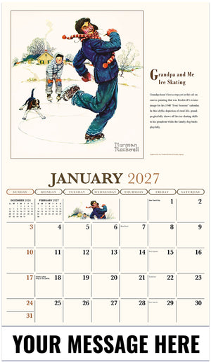 Memorable Images by Norman Rockwell Memory - 2027 Promotional Calendar