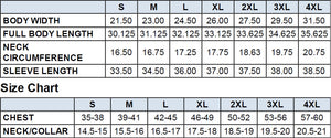 Men's Crown Woven Collection™ Gingham Check - size chart