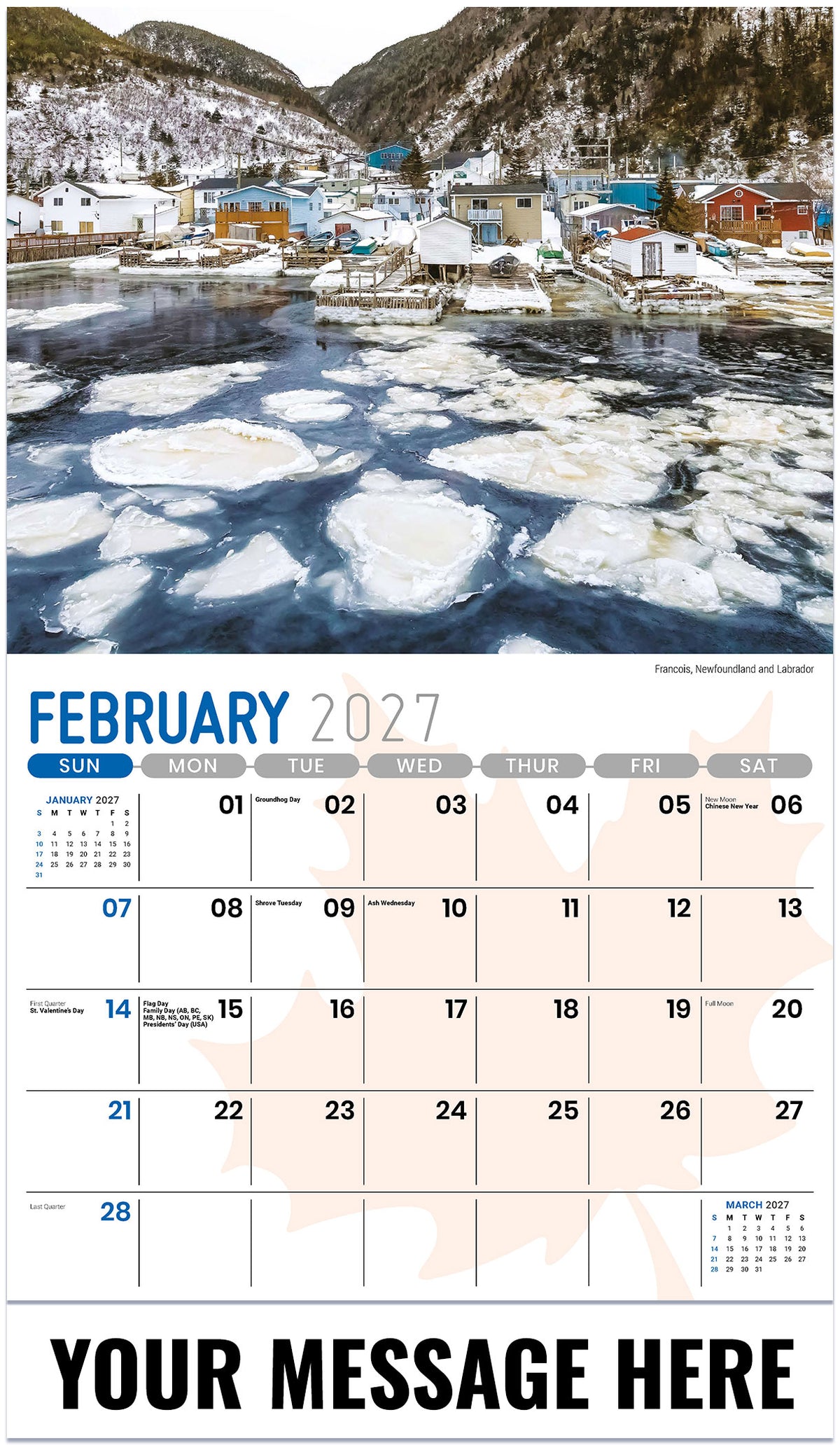 Scenes of Canada - 2027 Promotional Calendar
