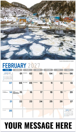 Scenes of Canada - 2027 Promotional Calendar