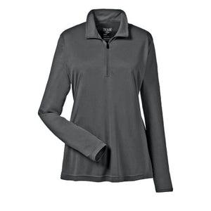 Ladies Team 365 Zone Performance Quarter-Zip - TT31W - Sport Graphite