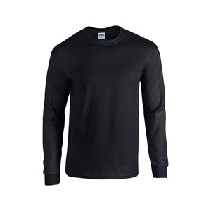 Gildan Adult Heavy Cotton™ Long-Sleeve T-Shirt - Black