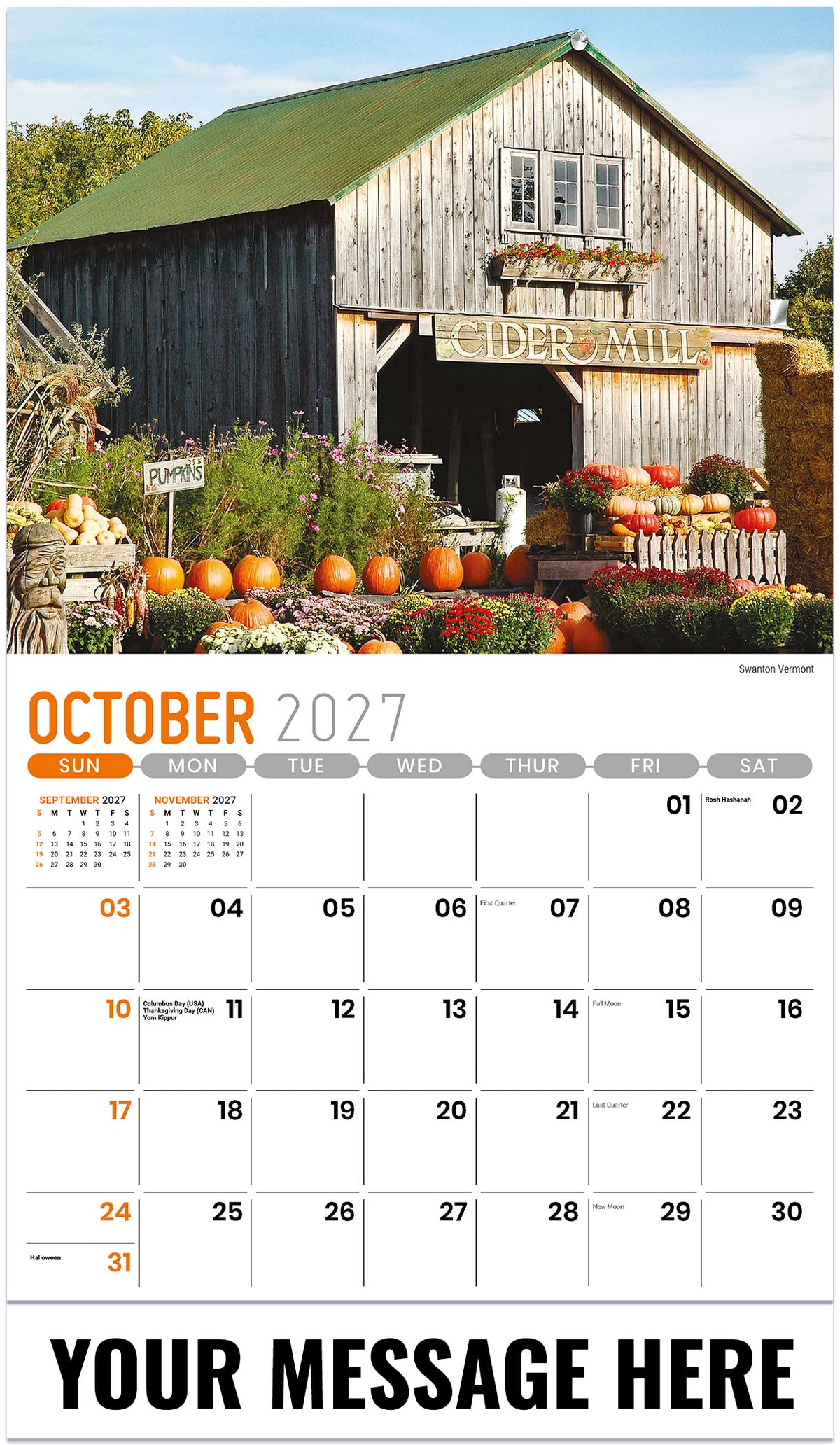 Scenes of New England - 2027 Promotional Calendar
