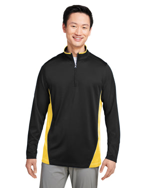 Harriton Men's Flash Snag Protection Plus IL Colourblock Quarter-Zip