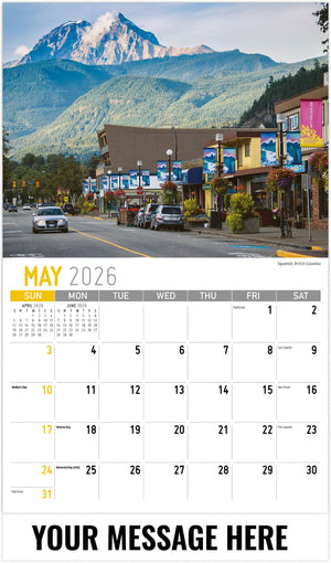 Scenes of Western Canada - 2026 Promotional Calendar