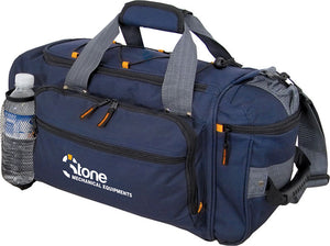 19" Compartment Sports Bag - CM211 - Navy with Gray