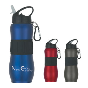 28 Oz. Stainless Steel Sport Grip Bottle