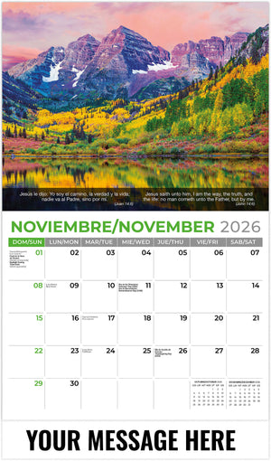 Faith Passages (Bilingual) - 2026 Promotional Calendar