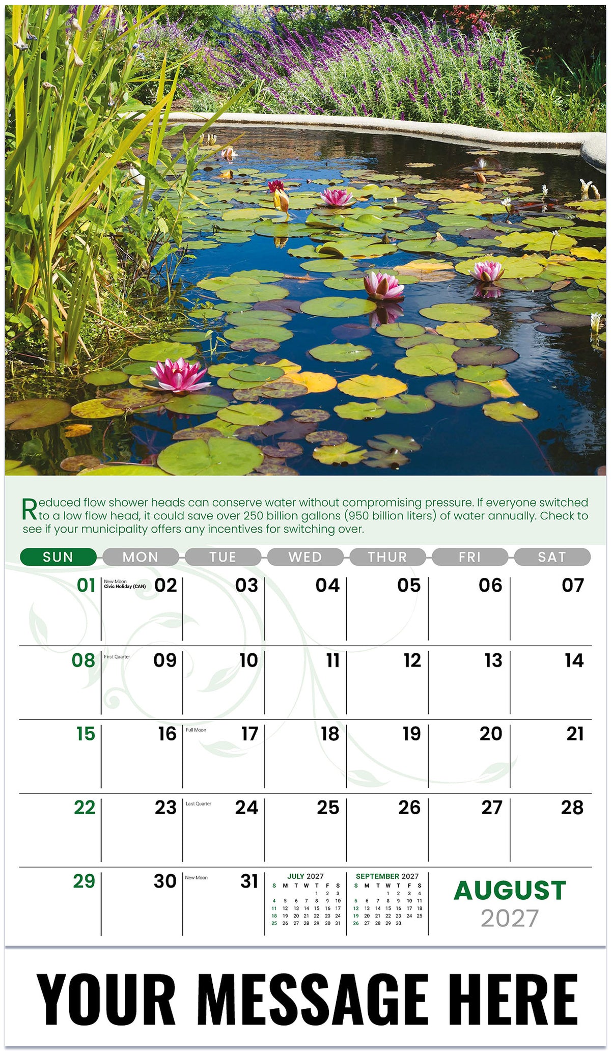 Go Green - 2027 Promotional Calendar