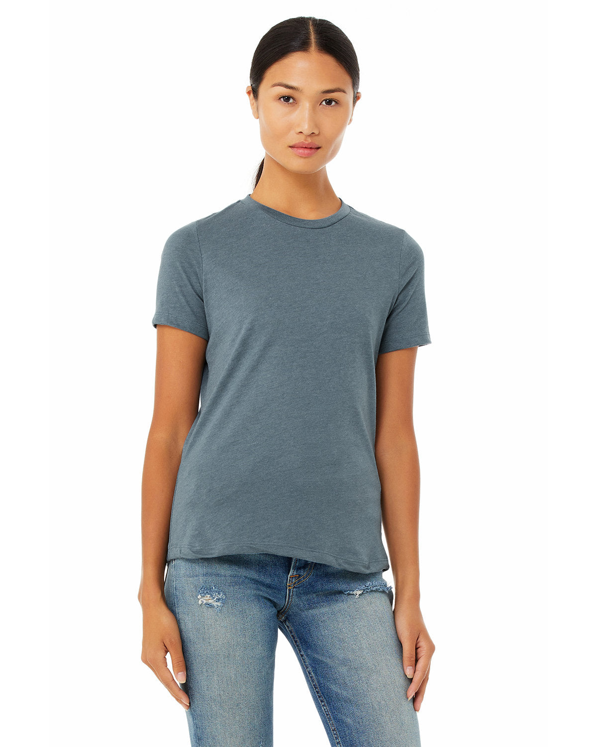Bella + Canvas Ladies' Relaxed Heather CVC Short-Sleeve T-Shirt