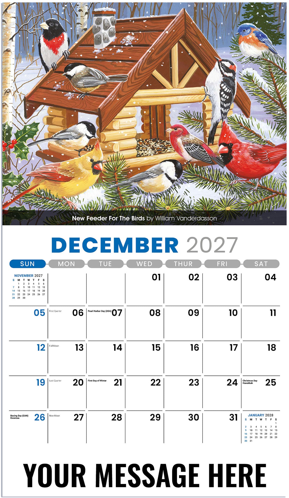 Garden Birds - 2027 Promotional Calendar