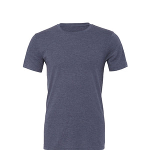 Bella + Canvas Unisex Heather CVC T-Shirt - Heather Navy