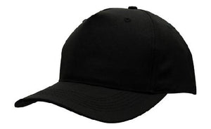 5 Panel Budget Cap - Black