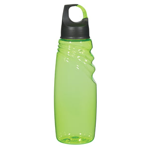 24 Oz. Crest Carabiner Sports Bottle - Lime