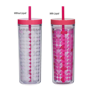 16 Oz. Color Changing Tumbler - Pink