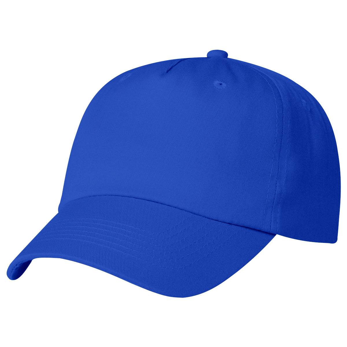 5 Panel Polyester Cap - Royal Blue