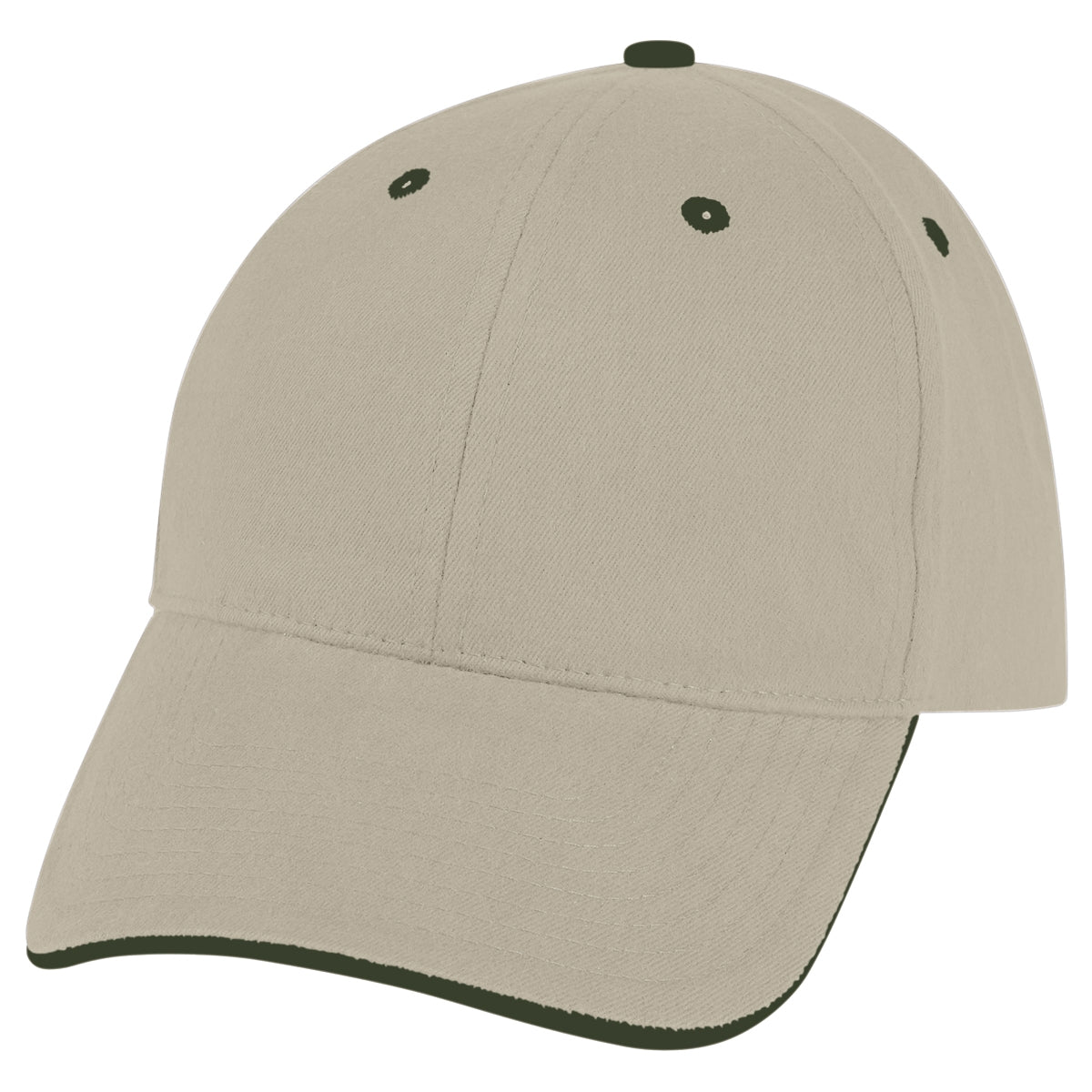 Hit Elite Cap - Khaki With Green