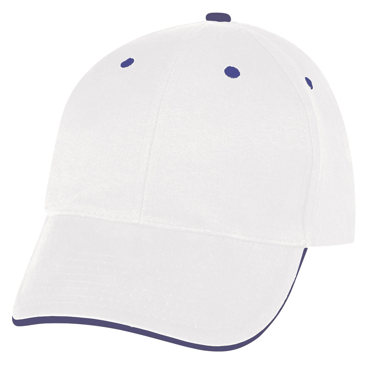 Hit Elite Cap - White With Royal Blue