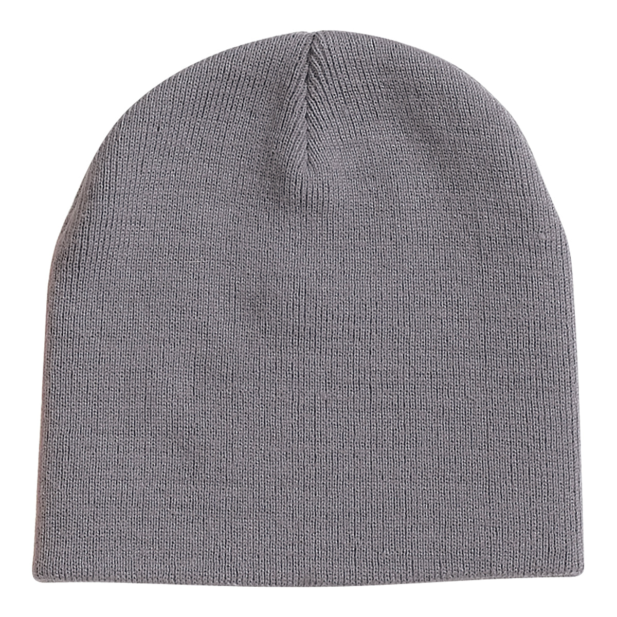 Knit Beanie Cap - Gray