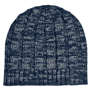 Knit Beanie Cap - Navy Blue