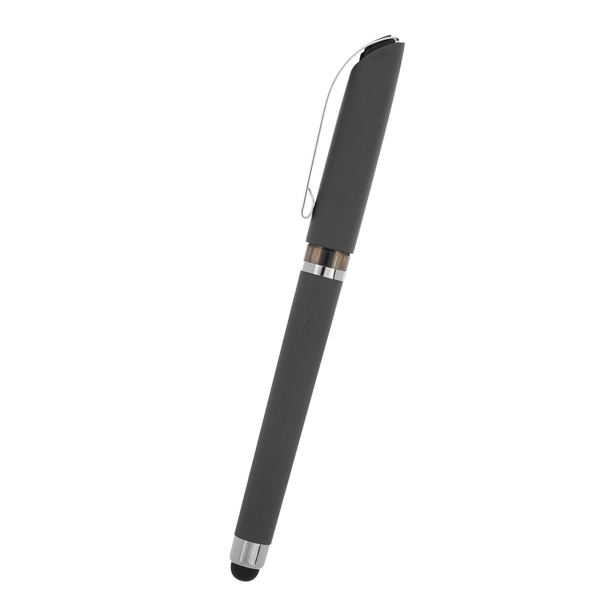 AVENDALE VELVET TOUCH STYLUS GEL PEN - Gray