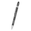 Spin Top Pen With Stylus - Metallic Gray