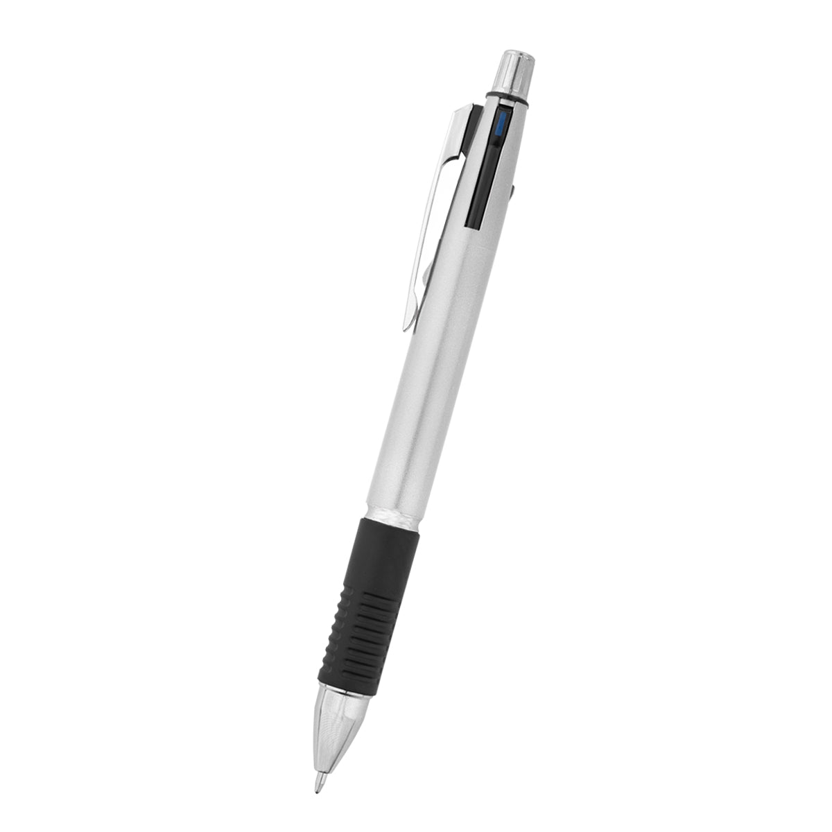 4-In-One Pencil And Pen - Metallic Silver