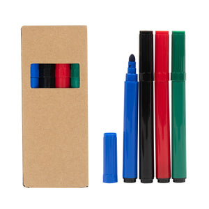 4 Piece Washable Marker Set - Natural