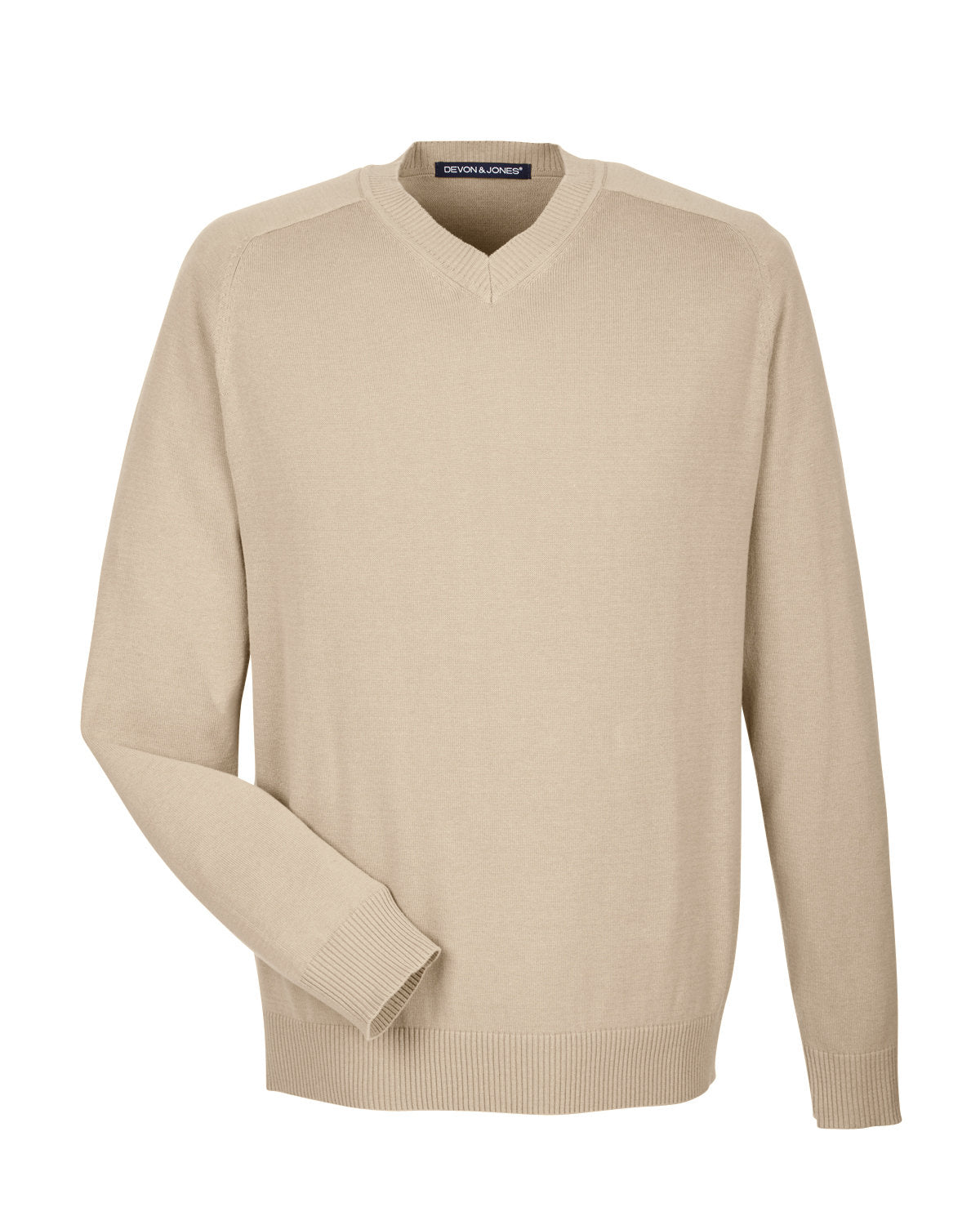 Devon & Jones Men's V-Neck Sweater