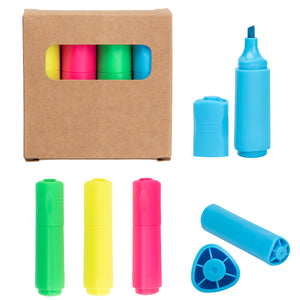 4-In-1 Mini Highlighter Set - Natural