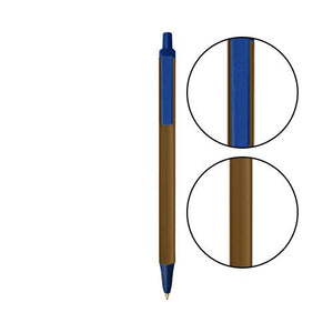 Metallic Brown BIC® Clic Stic® Pen - Metallic Brown With Navy