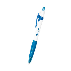 SAWYER PEN - White With Royal Blue