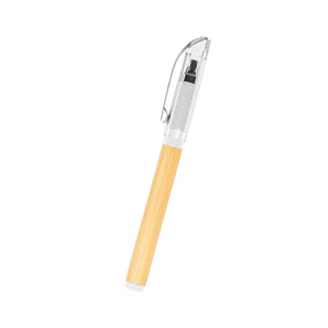 HARPER BAMBOO GEL PEN - White