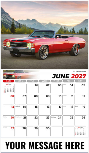 Classic Cars - 2027 Promotional Calendar