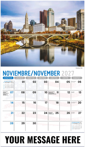 Scenes of America (Bilingual) - 2027 Promotional Calendar