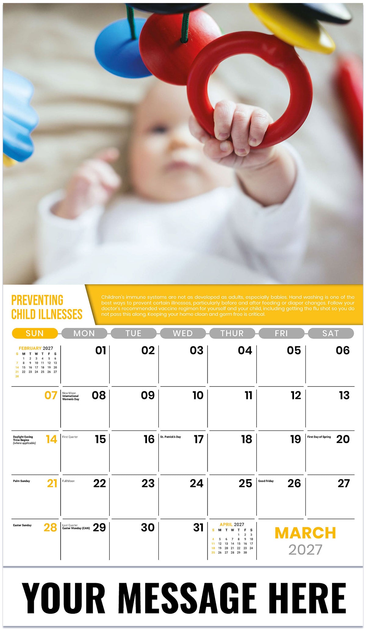 Health Tips - 2027 Promotional Calendar
