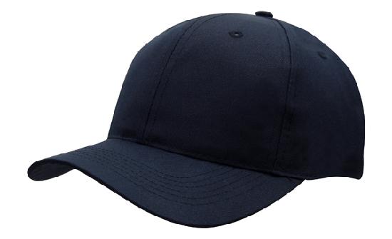 6 Panel Budget Cap - Custom Embroidered - Navy Blue