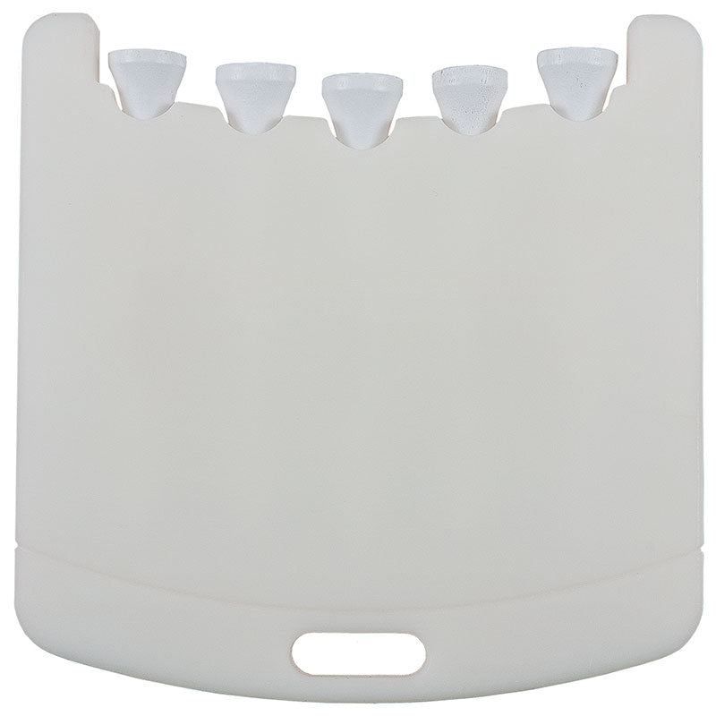 Golf Bag Tag with Tees - White