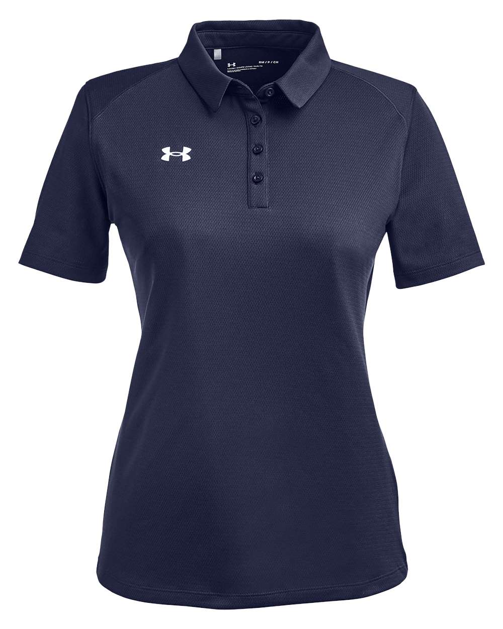 Under Armour Ladies' Tech™ Polo - Midnight Navy/ White