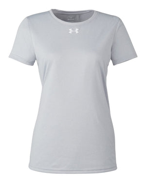 Under Armour Ladies' Team Tech T-Shirt - Mod Grey Light Heather/ White