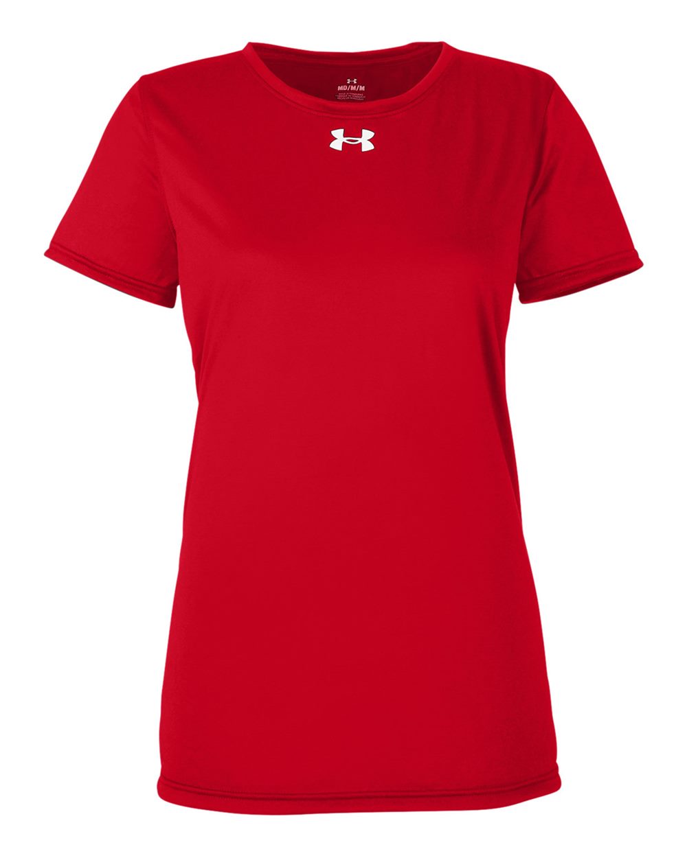 Under Armour Ladies' Team Tech T-Shirt - Red/ White