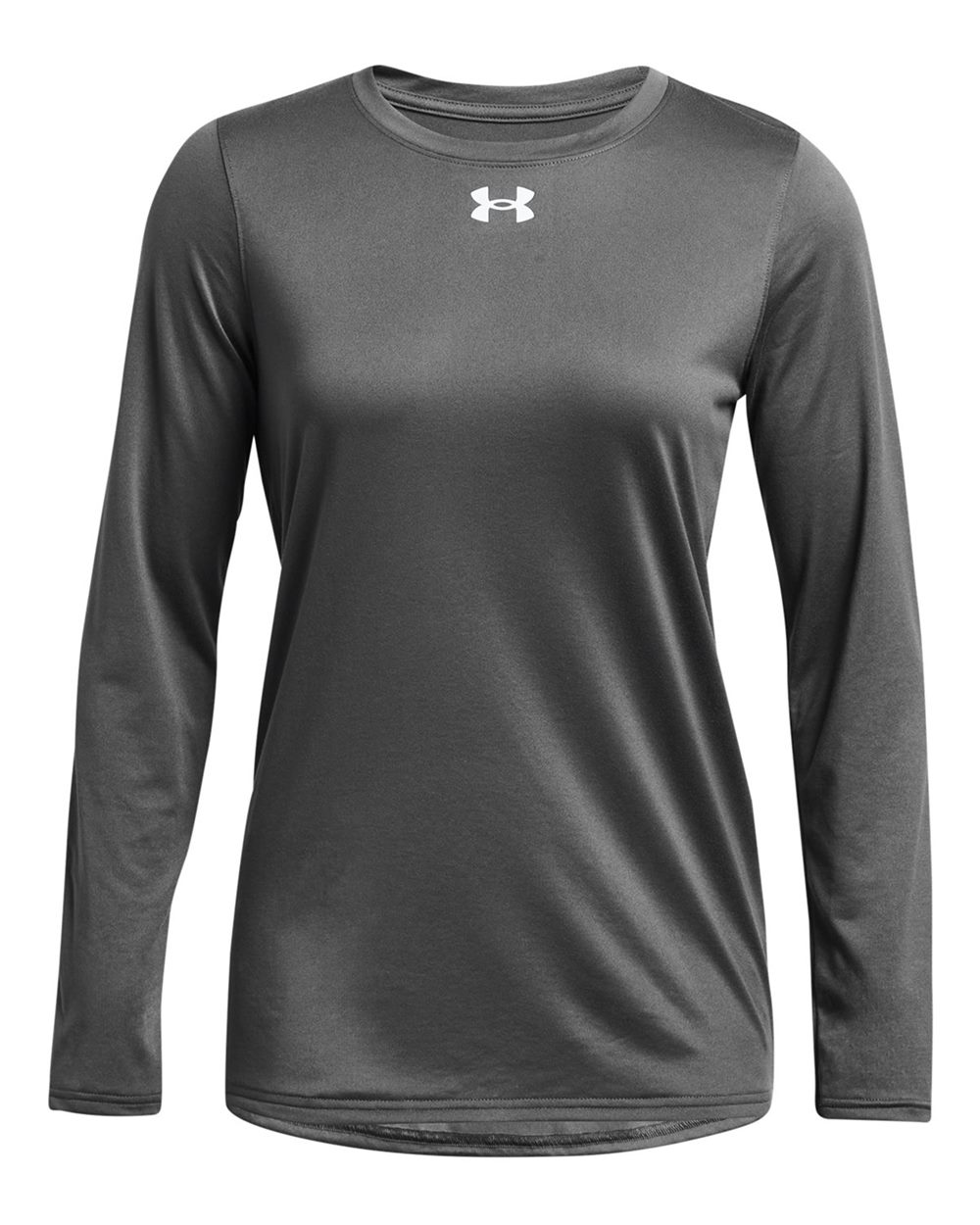 Under Armour Ladies' Team Tech Long-Sleeve T-Shirt - Castlerock/ White