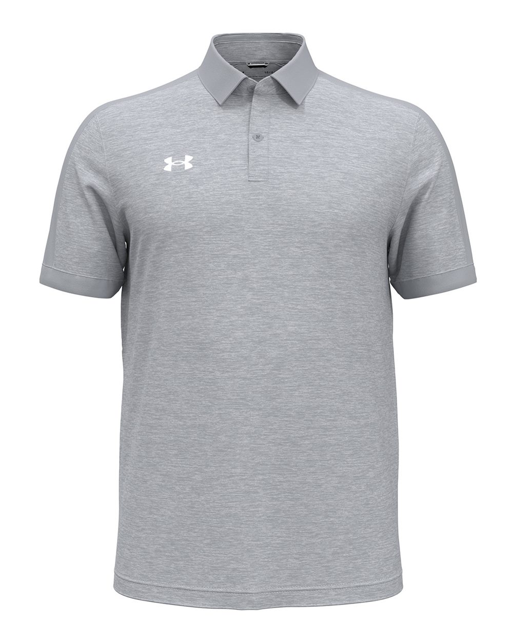 Under Armour Men's Trophy Level Polo - Mod Grey/ White