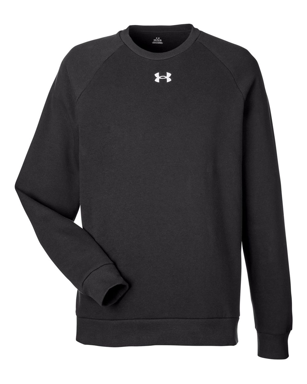 Under Armour Men's Rival Fleece Sweatshirt - Black/ White