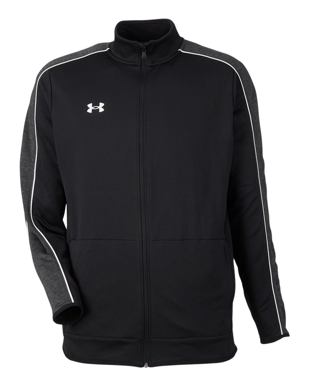 Under Armour Men's Command Full-Zip 2.0 - Black/ White
