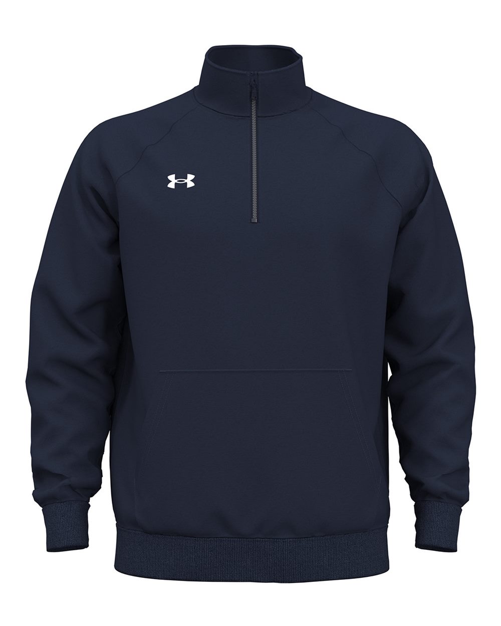 Under Armour Men's Rival Fleece Quarter-Zip - Midnight Navy/ White
