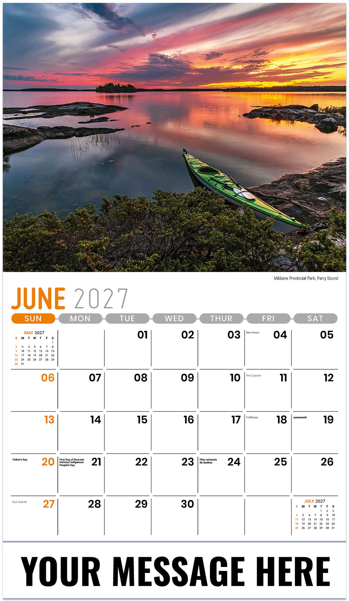 Scenes of Ontario - 2027 Promotional Calendar