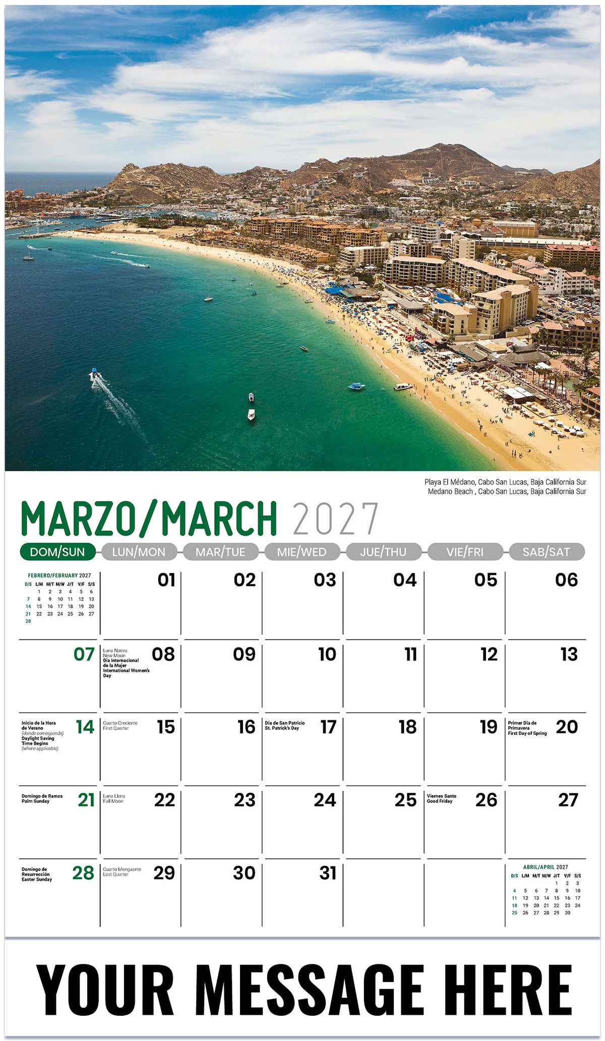 Scenes of Mexico (Bilingual) - 2027 Promotional Calendar