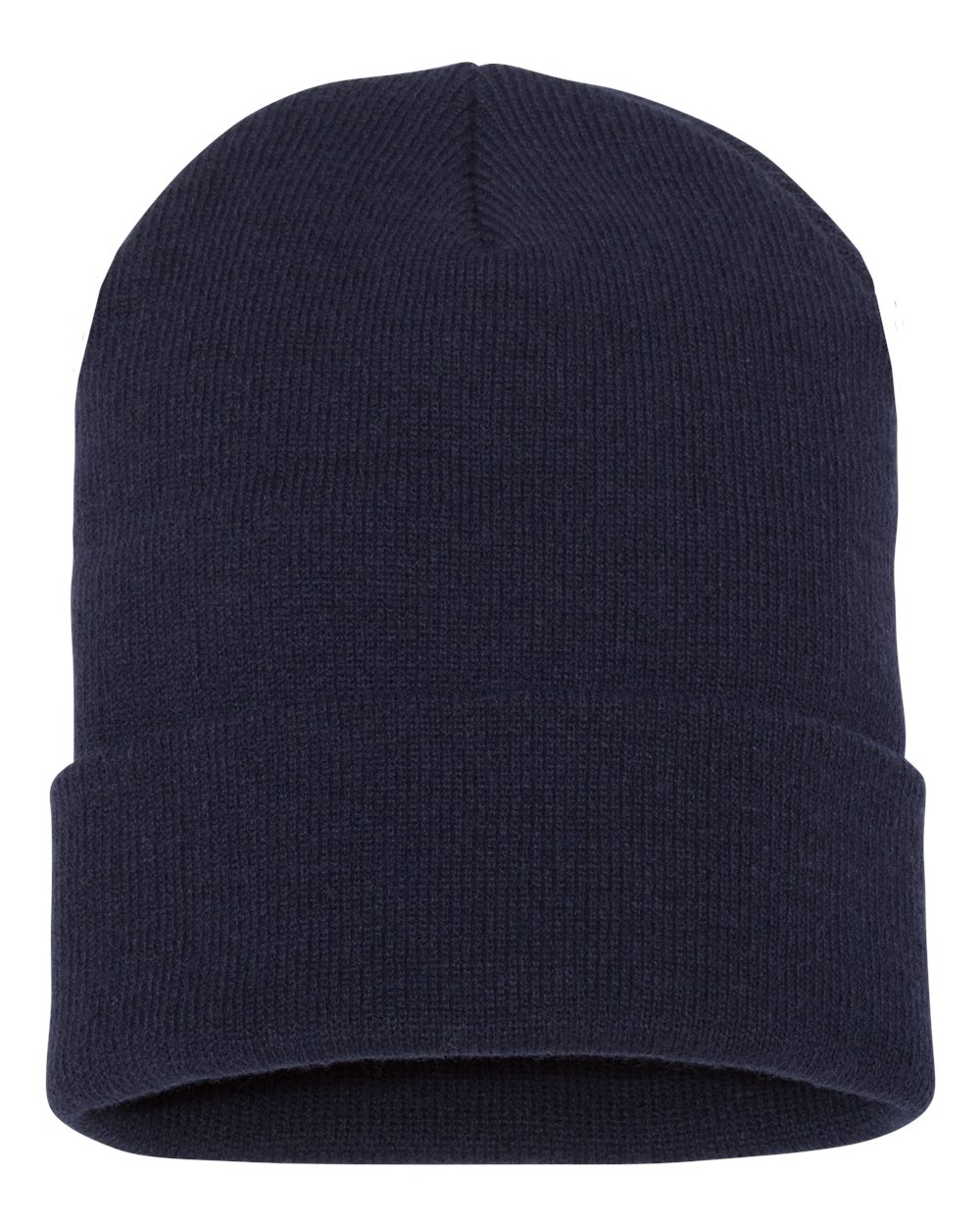 YP Classics Adult Cuffed Knit Beanie - Navy